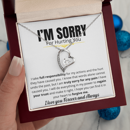 I'm Sorry For Hurting you - Forever Love Necklace