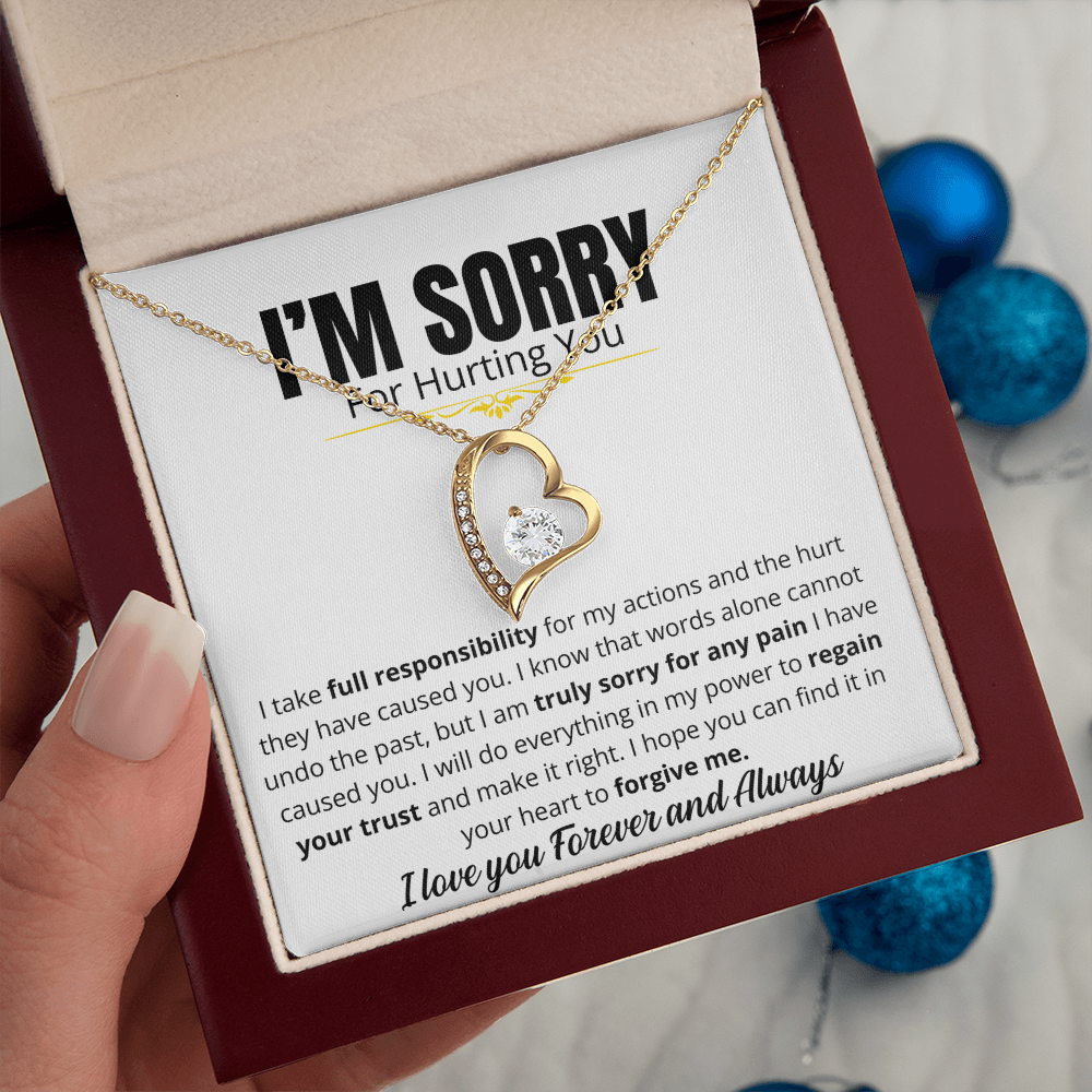I'm Sorry For Hurting you - Forever Love Necklace