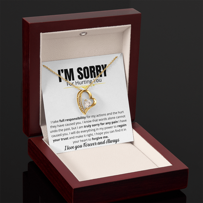 I'm Sorry For Hurting you - Forever Love Necklace