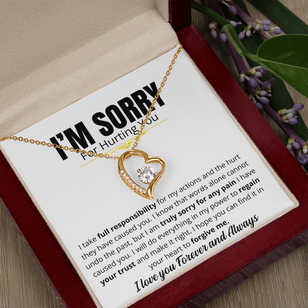 I'm Sorry For Hurting you - Forever Love Necklace