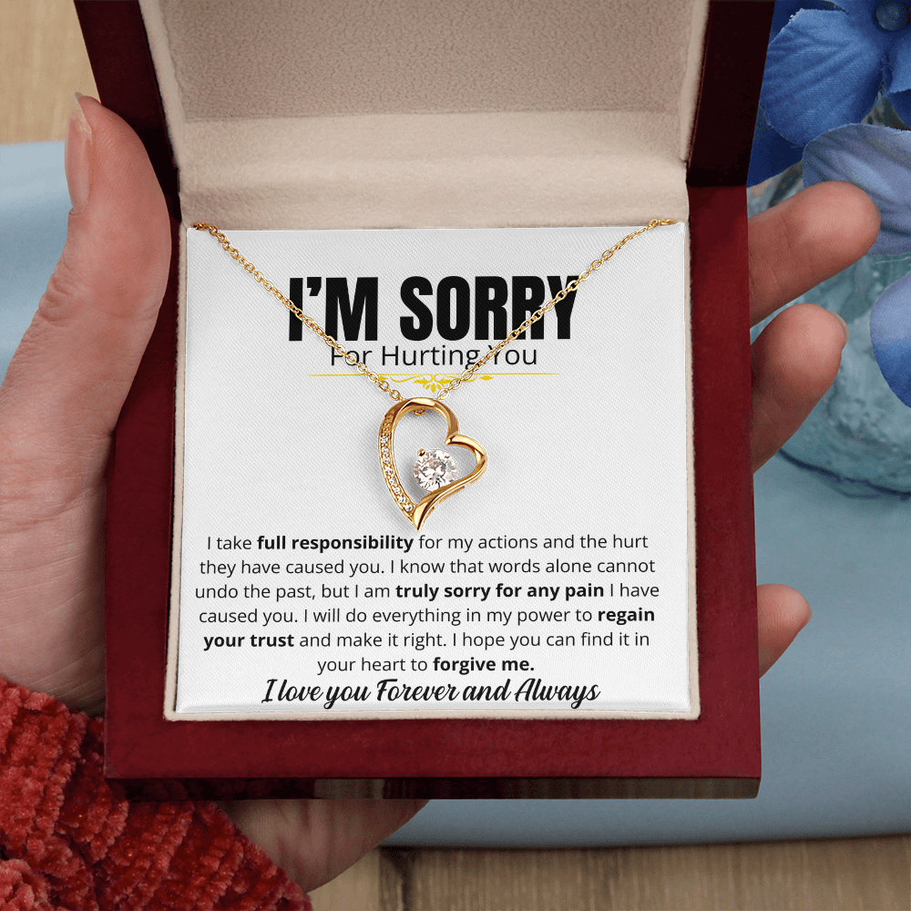 I'm Sorry For Hurting you - Forever Love Necklace