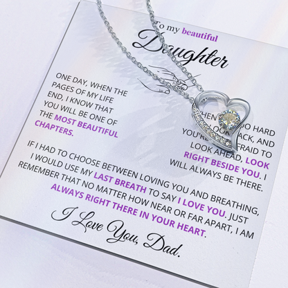 I would use my last breath to say I Love You - Necklace For Daughter