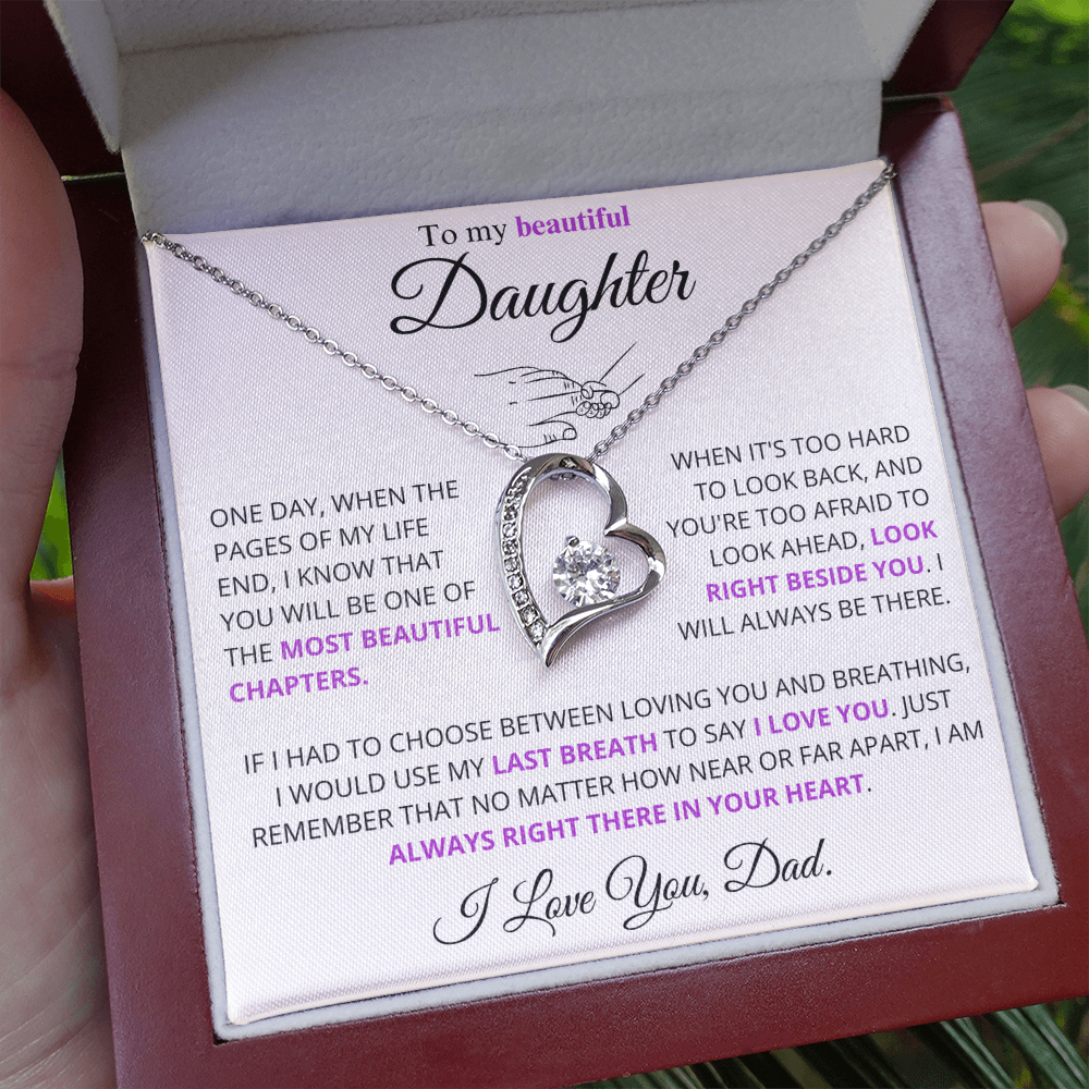 I would use my last breath to say I Love You - Necklace For Daughter