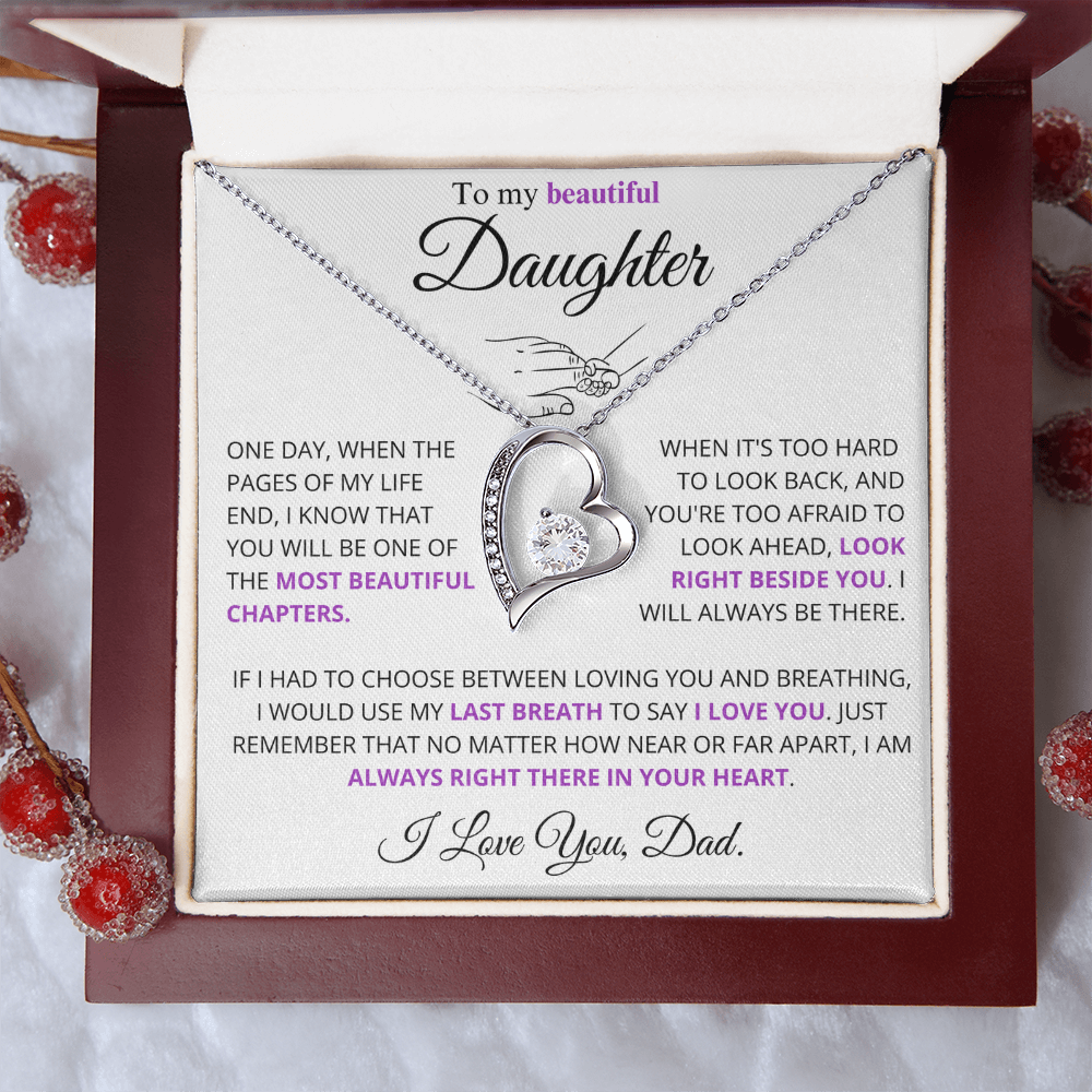 I would use my last breath to say I Love You - Necklace For Daughter