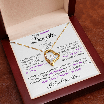 I would use my last breath to say I Love You - Necklace For Daughter