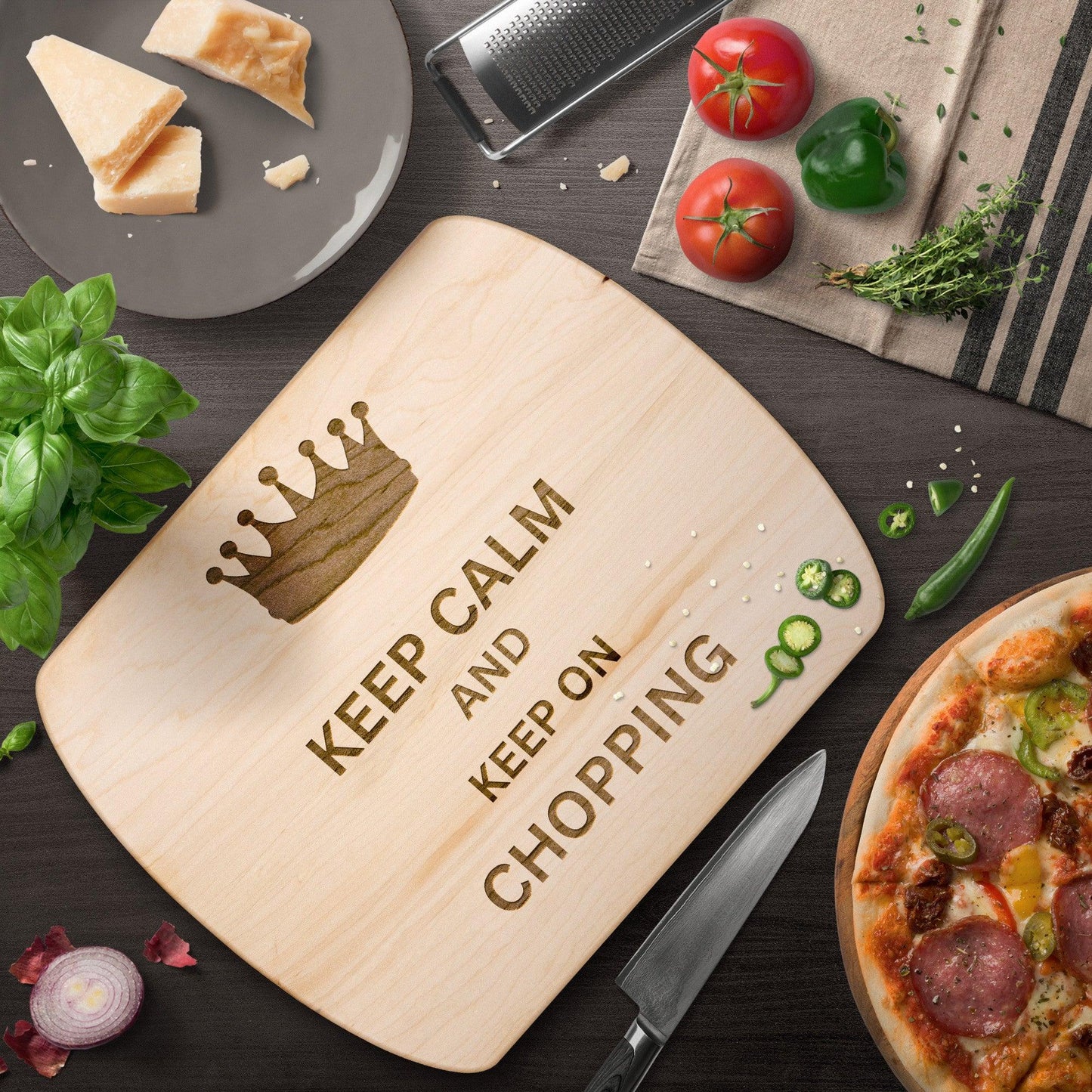 Keep Calm and Keep on Chopping - Charming Family Gift