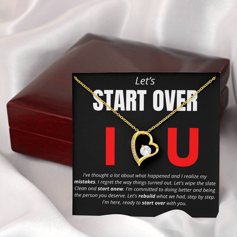Let's Start Over - Forever Love Necklace