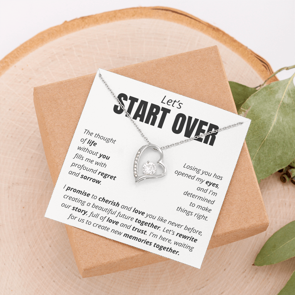 Let's Start Over - Forever Love Necklace