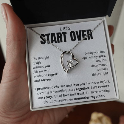 Let's Start Over - Forever Love Necklace