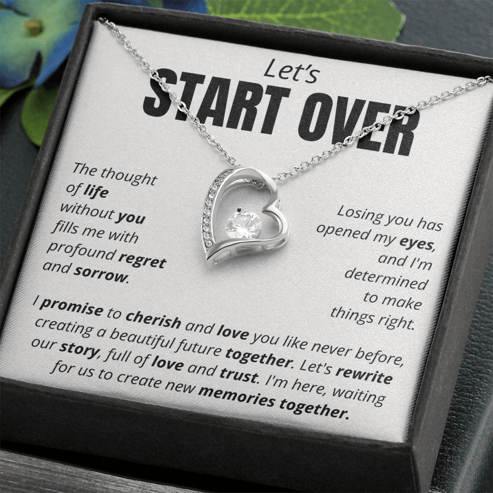 Let's Start Over - Forever Love Necklace