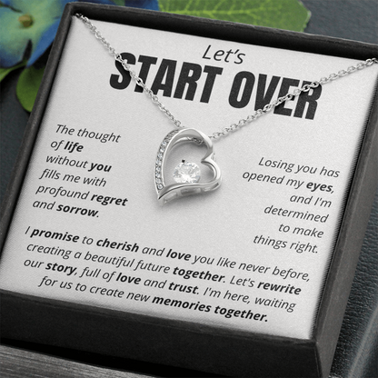 Let's Start Over - Forever Love Necklace
