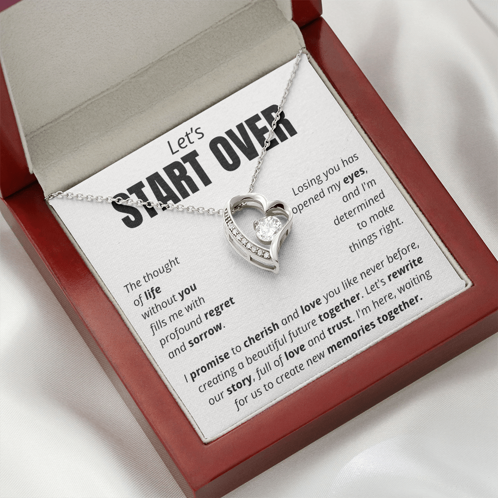 Let's Start Over - Forever Love Necklace
