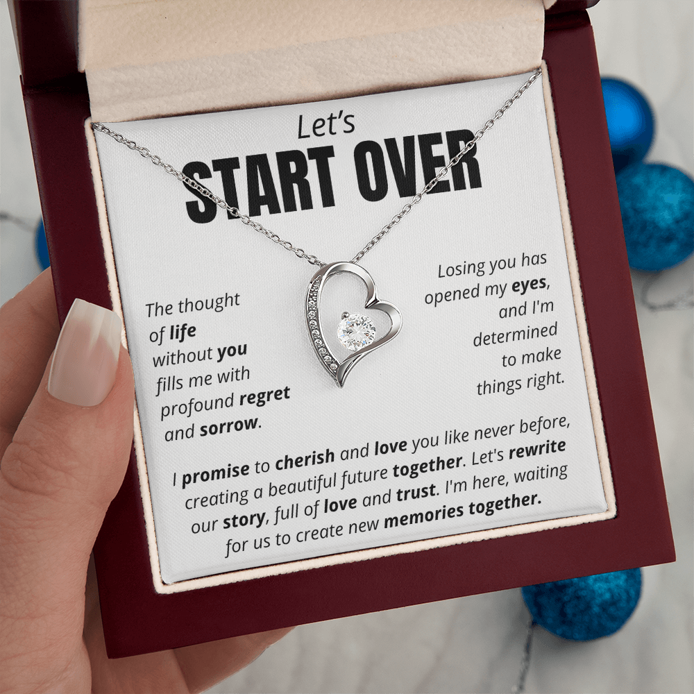 Let's Start Over - Forever Love Necklace