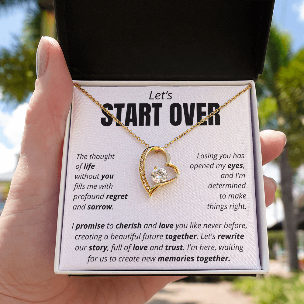 Let's Start Over - Forever Love Necklace