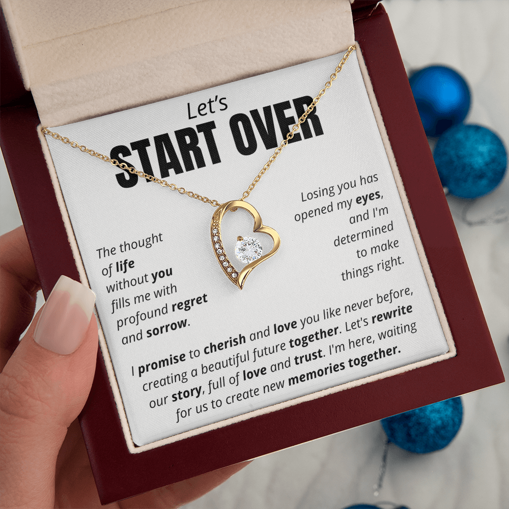Let's Start Over - Forever Love Necklace
