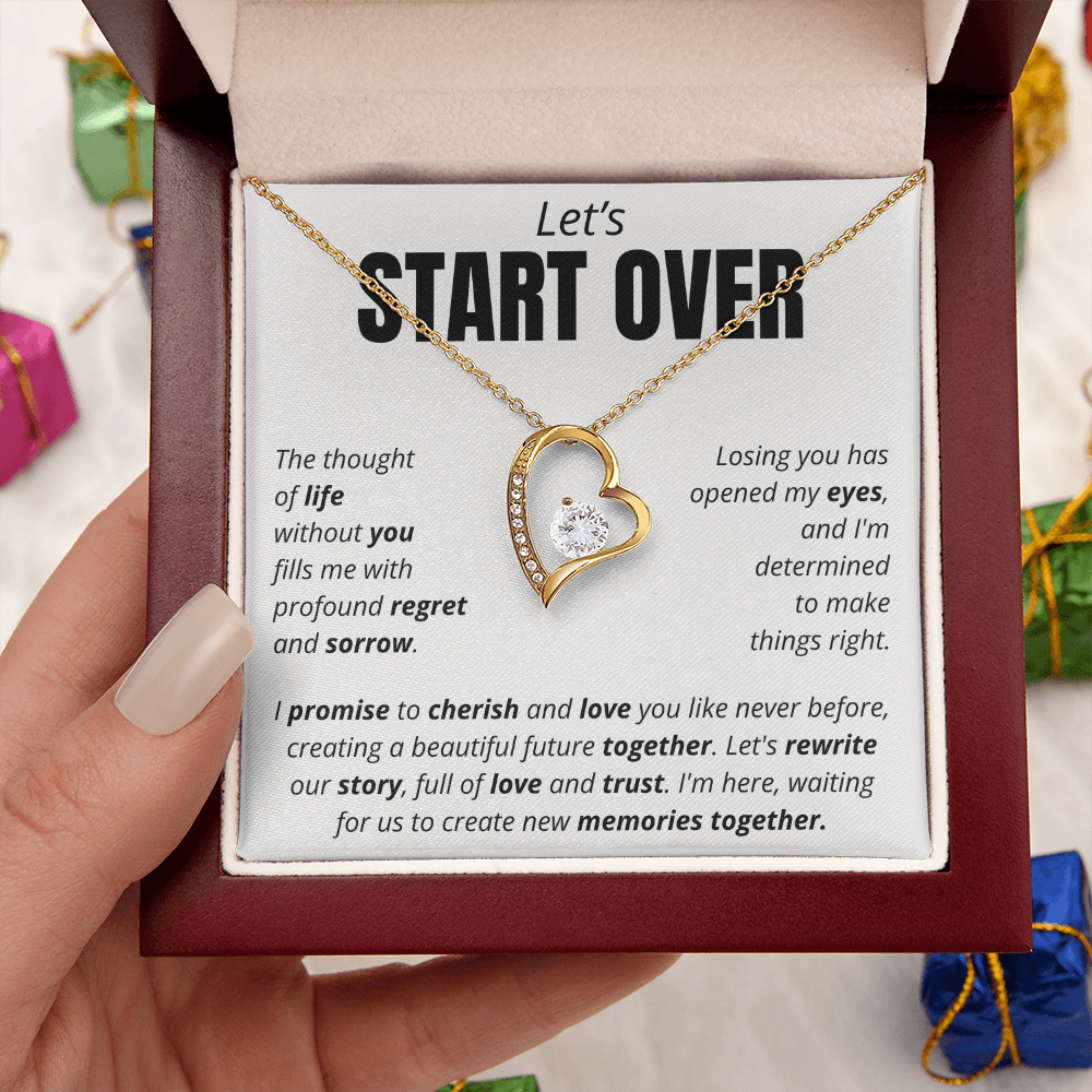 Let's Start Over - Forever Love Necklace