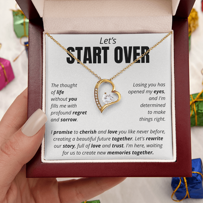 Let's Start Over - Forever Love Necklace
