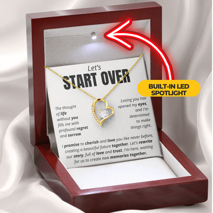 Let's Start Over - Forever Love Necklace