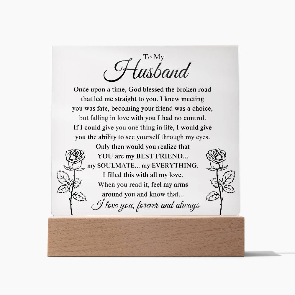 My Husband My Everything Acrylic Plaque