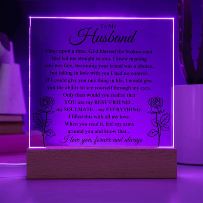 My Husband My Everything Acrylic Plaque