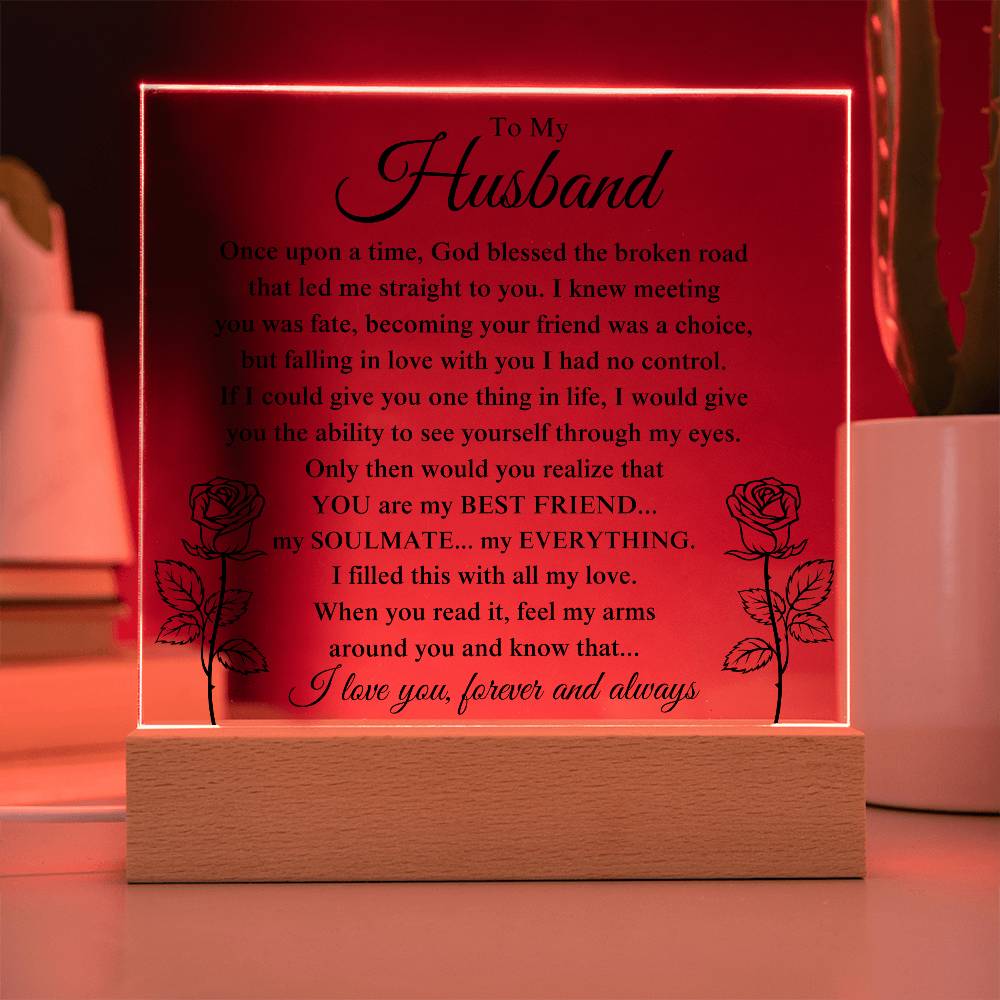 My Husband My Everything Acrylic Plaque
