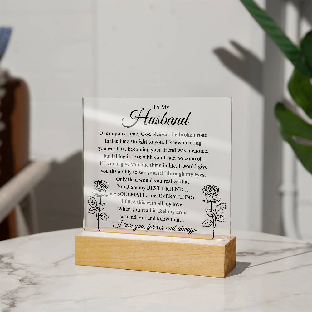 My Husband My Everything Acrylic Plaque