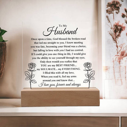 My Husband My Everything Acrylic Plaque