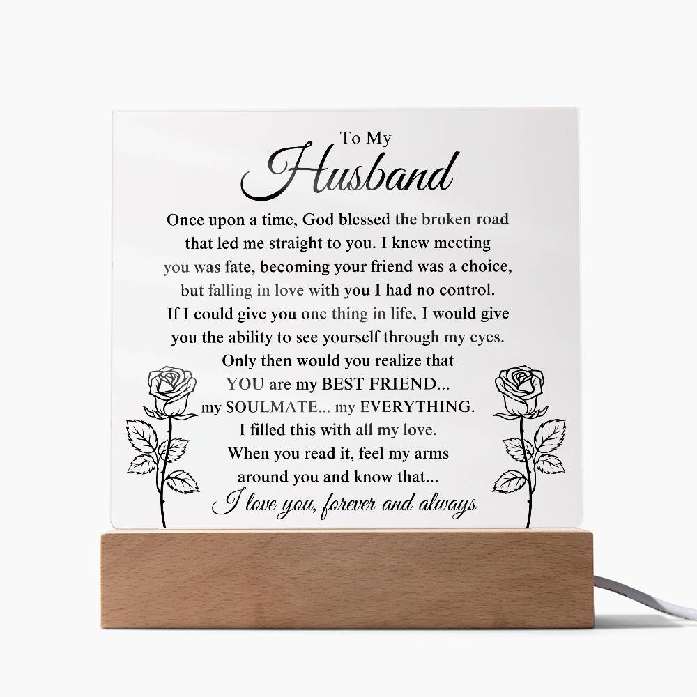 My Husband My Everything Acrylic Plaque