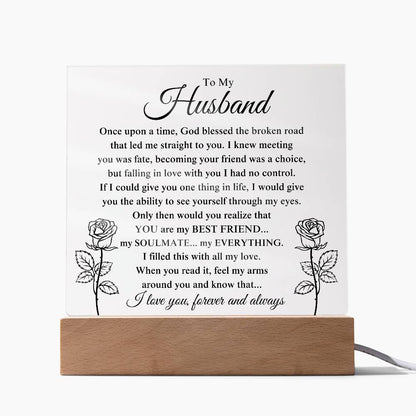 My Husband My Everything Acrylic Plaque