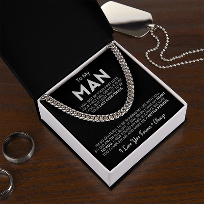 My Man - Better Person - Cuban Link Chain