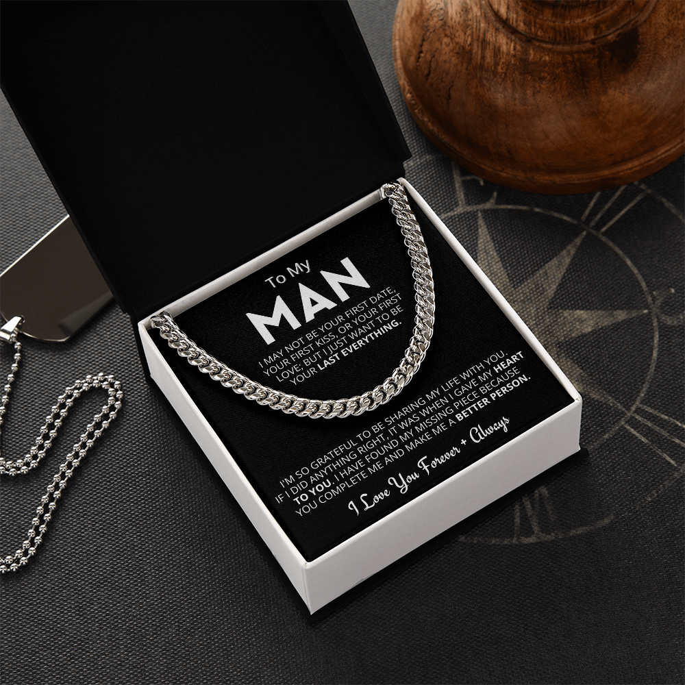 My Man - Better Person - Cuban Link Chain