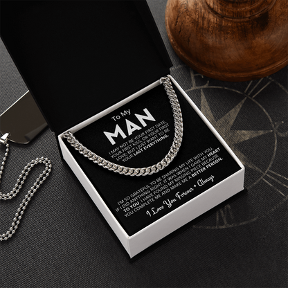 My Man - Better Person - Cuban Link Chain