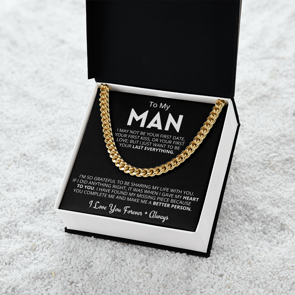 My Man - Better Person - Cuban Link Chain