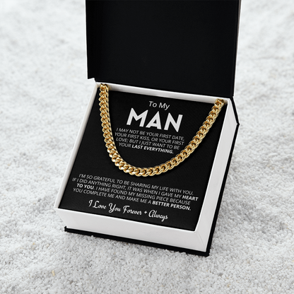 My Man - Better Person - Cuban Link Chain