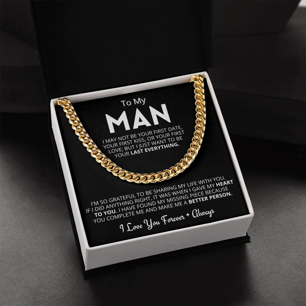 My Man - Better Person - Cuban Link Chain
