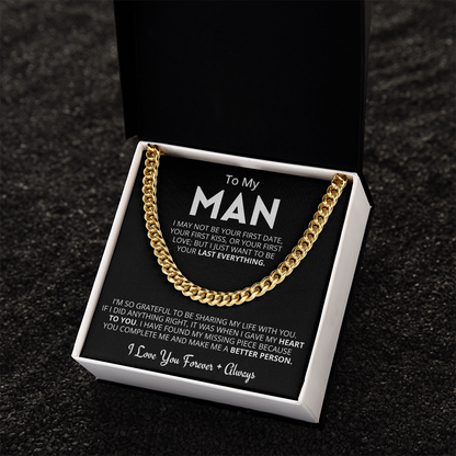 My Man - Better Person - Cuban Link Chain