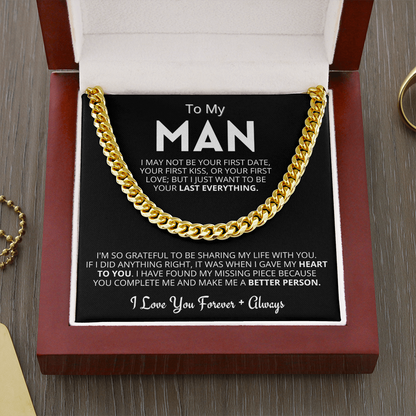 My Man - Better Person - Cuban Link Chain