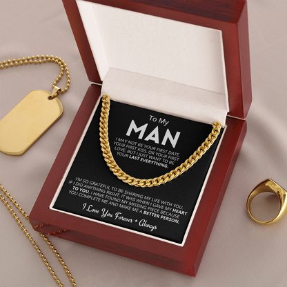 My Man - Better Person - Cuban Link Chain