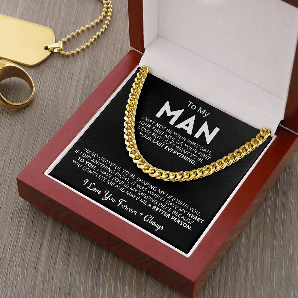 My Man - Better Person - Cuban Link Chain