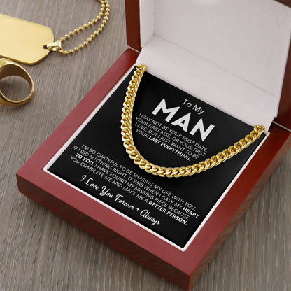 My Man - Better Person - Cuban Link Chain