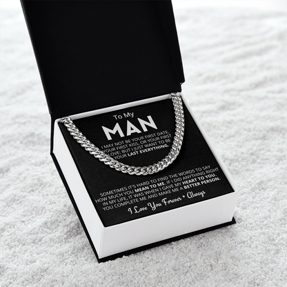 My Man - Last Everything - Cuban Link Chain