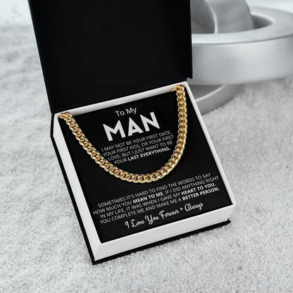 My Man - Last Everything - Cuban Link Chain