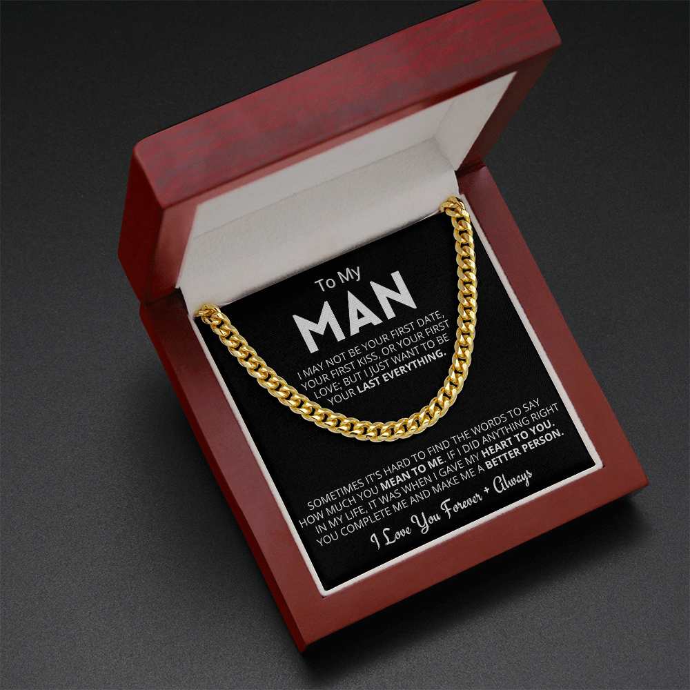 My Man - Last Everything - Cuban Link Chain