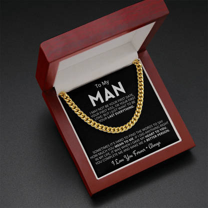 My Man - Last Everything - Cuban Link Chain