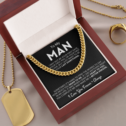 My Man - Last Everything - Cuban Link Chain