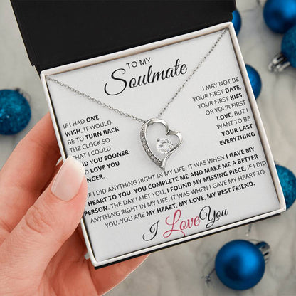 My Soulmate Necklace | You're My Last Everything | Eternal Love