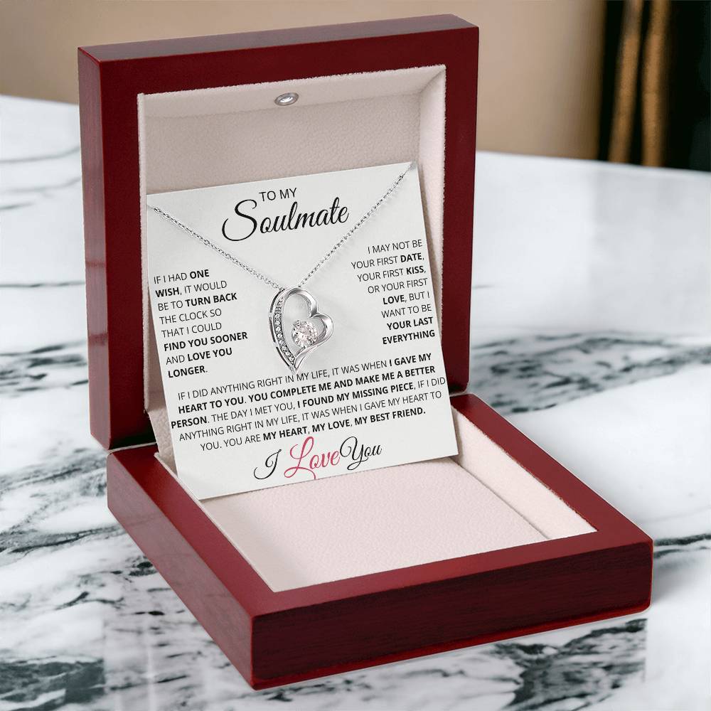 My Soulmate Necklace | You're My Last Everything | Eternal Love