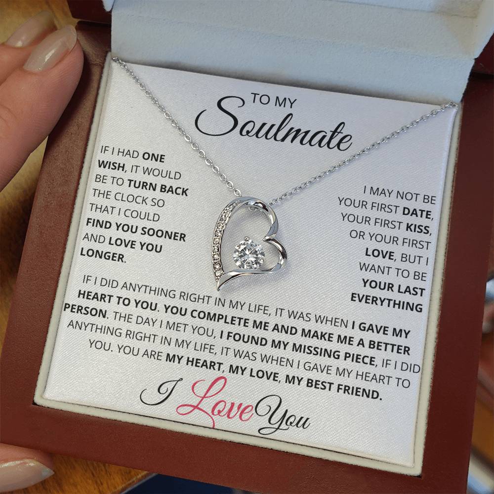My Soulmate Necklace | You're My Last Everything | Eternal Love