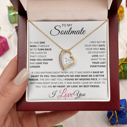 My Soulmate Necklace | You're My Last Everything | Eternal Love