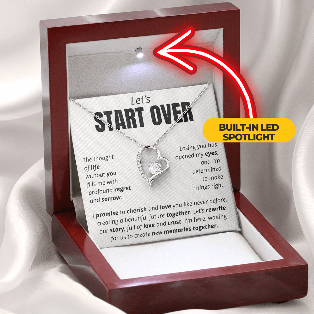 Let's Start Over - Forever Love Necklace